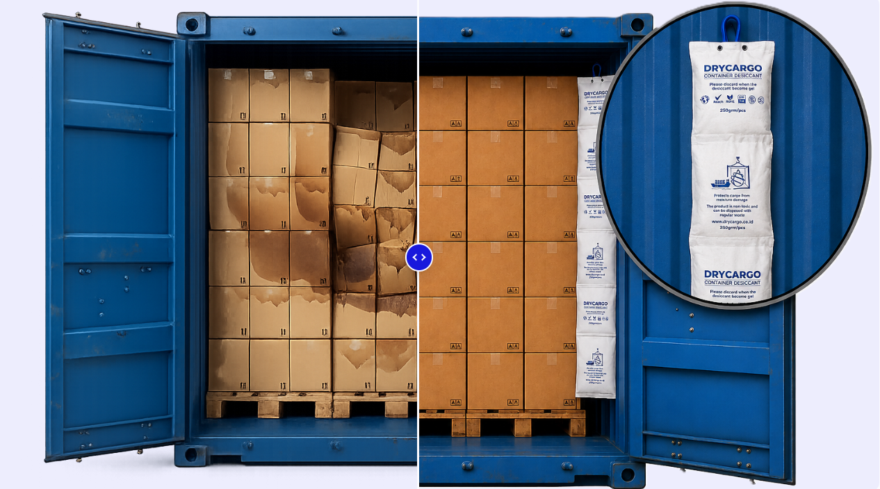 Container Desiccant Application
